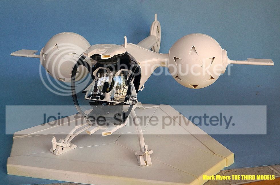 Building a bubble ship model from oblivion movie